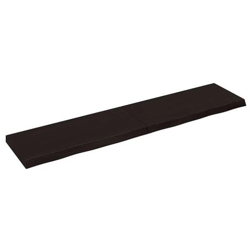 Vidaxl Étagère Murale Marron Foncé Bois Chêne Massif Traité