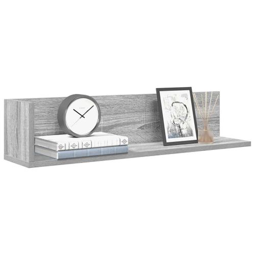 Vidaxl Étagères Murales 2 Pcs Sonoma Gris 75x16,5x16,5 Cm