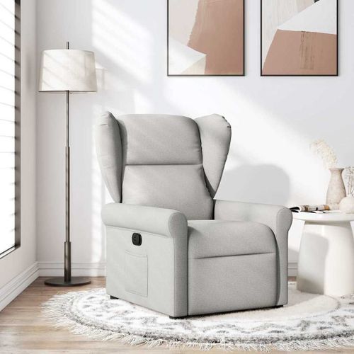 Vidaxl Fauteuil Inclinable Gris Nuage Tissu