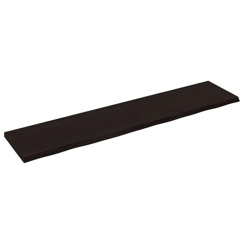 Vidaxl Étagère Murale Marron Foncé Bois Chêne Massif Traité