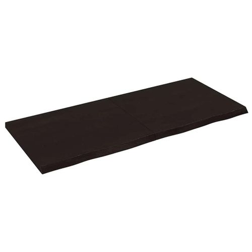 Vidaxl Étagère Murale Marron Foncé Bois Chêne Massif Traité