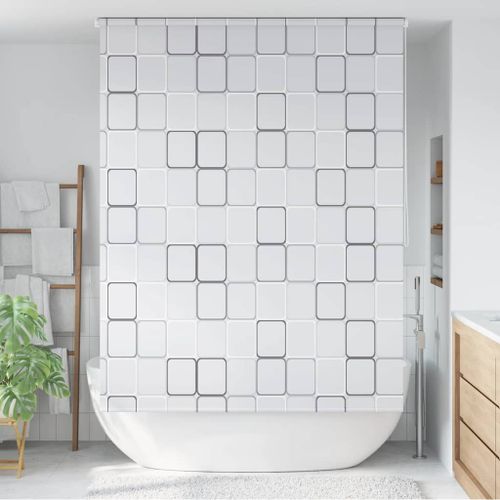 vidaXL Store roulant de douche 140x240 cm Carré