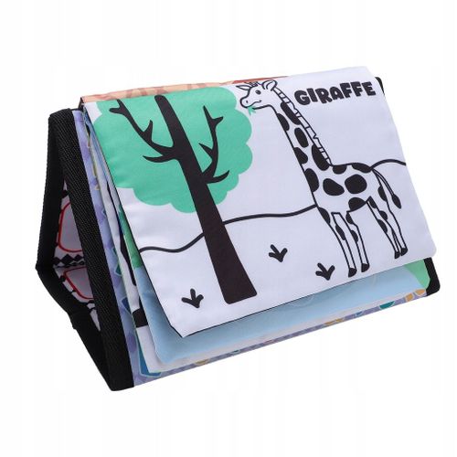 Jouet éducatif en tissu froissé pour bébé, motif animal, avec motif Z8