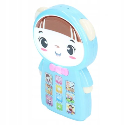 Jouet pour téléphone portable pour enfants, dessin animé, histoire lumineuse K4