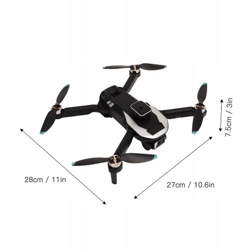 Drone Télécommandé Pliable S150 Haute Résolution, Noir Et Blanc-Mansheng