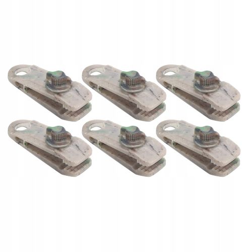6x Abs Tente Clip Camping Crochet Camouflage