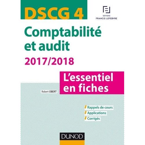 Comptabilité Et Audit Dscg 4 - L'essentiel En Fiches
