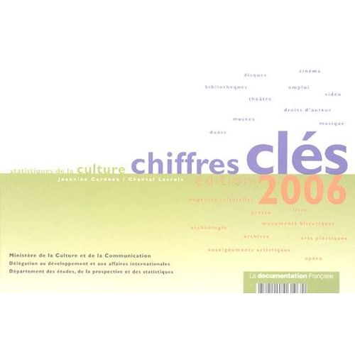 Statistiques De La Culture - Chiffres Clés 2006