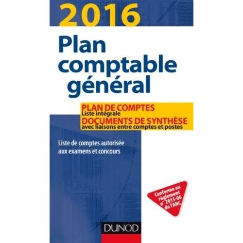 Plan Comptable Général - Liste Intégrale Des Comptes