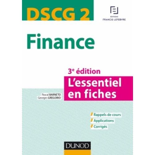 Finance Dscg 2 - L'essentiel En Fiches