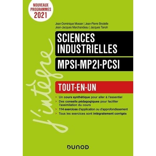 Sciences Industrielles Pour L'ingénieur Mpsi-Mp2i -Pcsi - Tout-En-Un