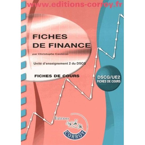 Fiches De Finance Ue 2 Du Dscg - Fiches De Cours