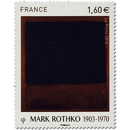 Art : Oeuvre De Max Rothko Année 2016 N° 5030 Yvert Et Tellier Luxe