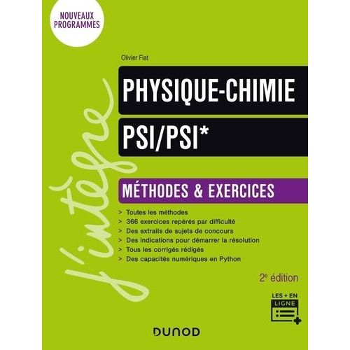 Physique-Chimie Psi/Psi* - Méthodes Et Exercices