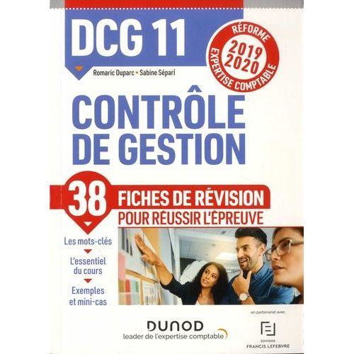 Contrôle De Gestion Dcg 11 - Fiches De Révision