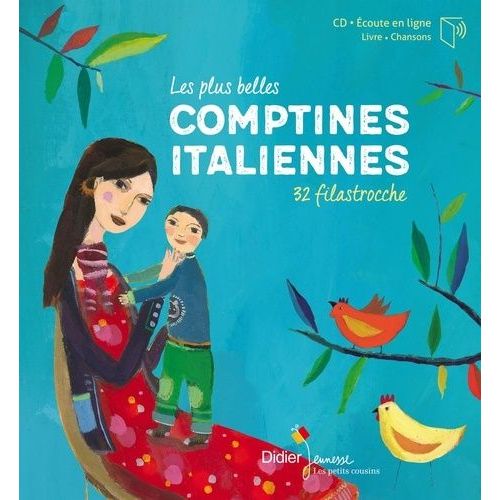 Les Plus Belles Comptines Italiennes - 32 Filastrocche (1 Cd Audio Mp3)