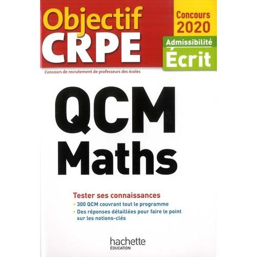 Qcm Maths - Admissibilité Ecrit