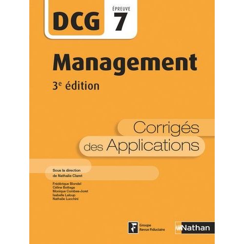 Management Dcg 7 - Corrigés Des Applications