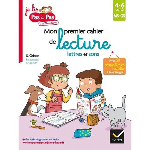 Mon Premier Cahier De Lecture Lettres Et Sons Ms-Gs