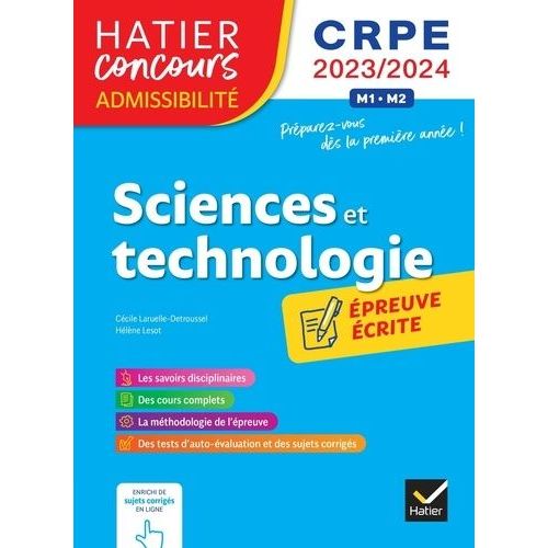 Sciences Et Technologie - Epreuve Écrite D'admissibilité Crpe