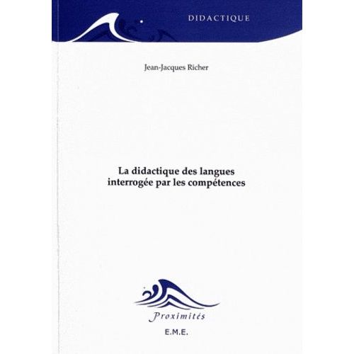 La Didactique Des Langues Interrogée Par Les Compétences