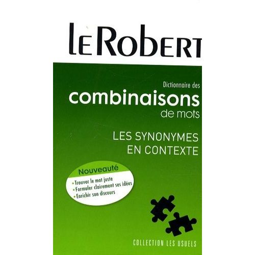 Dictionnaire Des Combinaisons De Mots