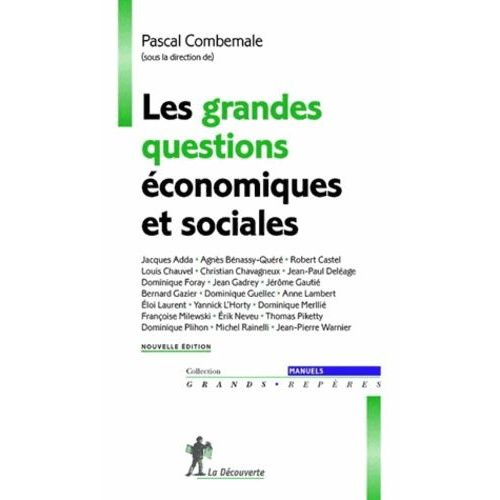 Les Grandes Questions Économiques Et Sociales