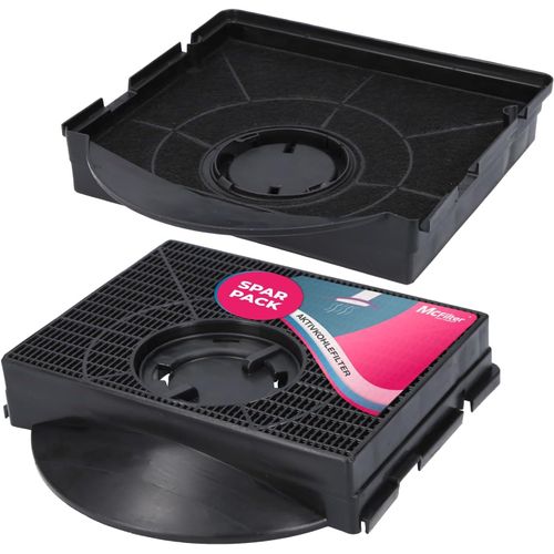 2x filtres à charbon actif pour hottes aspirantes convient à F00189/S, Type 303, Whirlpool 484000008581, AEG 902979360/2, IKEA Nyttig FIL 558 - filtre pour hotte aspirante