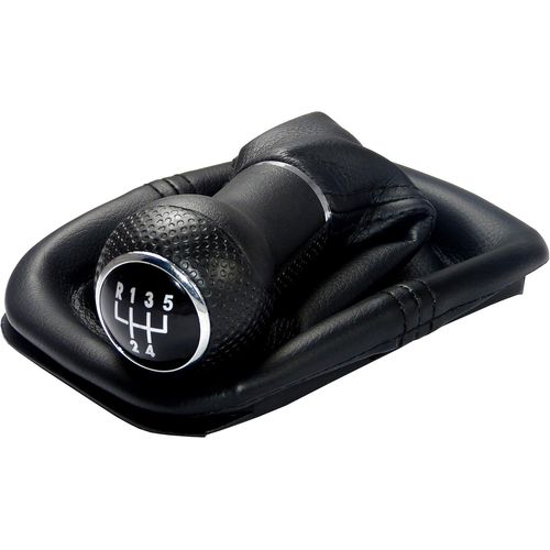 A252 Soufflet Levier De Vitesse Pommeau De Vitesse 23mm Compatible Avec Vw Golf 4 Iv Boite 5 Avec Cadre Plug & Play Pièce De Rechange Pour 1j071113 Noir