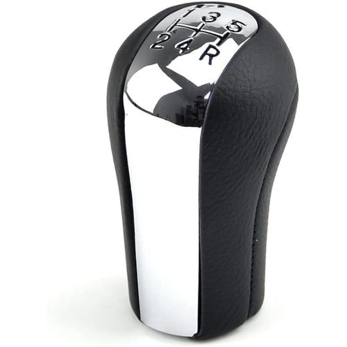 Pommeau De Levier De Vitesse Mt En Cuir Pu 5 Vitesses Compatible Avec Les Rétroviseurs To-Yota Co-Rolla Ver-So Rav4 Ya-Ris Ay-Go-Mirror
