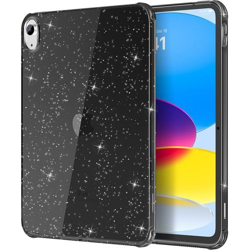 Coque Pour Ipad (A16) Case 11e Génération 11 Pouces 2025, Ipad 10e Génération 10,9 Pouces 2022 En Tpu, Housse Anti-Rayures Ultra Protecteur De Tablette Antichoc, Noir Paillettes[Coq5190776]