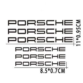 Panneau de commande central de voiture en fibre de carbone, cadre de  panneau de vitesse, couverture, garniture, broderie Porsche enne, accessoires  intérieurs, 2011-2017