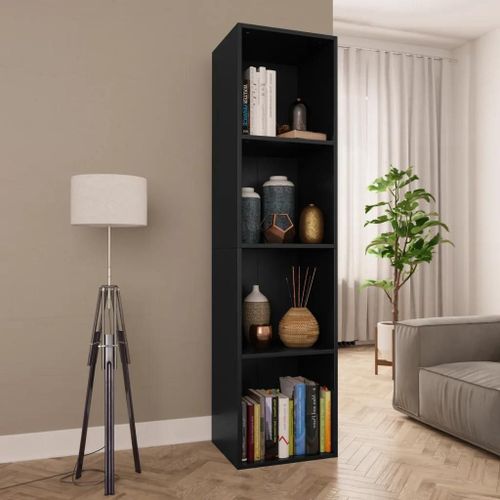 Bibliothèque/Meuble Tv Blanc 36x30x143 Cm Bois D'ingénierie