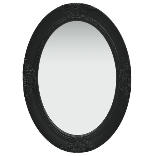 Miroir Mural Style Baroque 50x70 Cm Noir