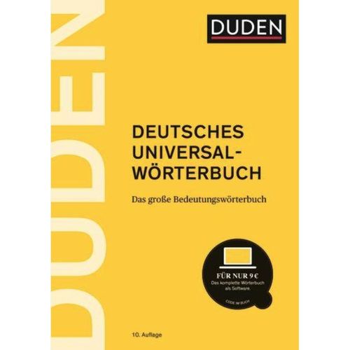Duden Deutsches Universalwörterbuch - Das Umfassende Bedeutungswörterbuch Der Deutschen Gegenwartssprache