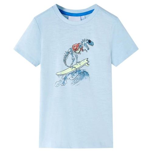 T-Shirt Pour Enfants Bleu Clair 128