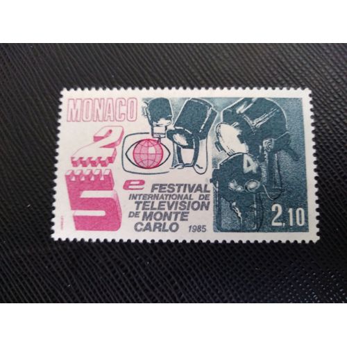 Timbre Monaco Y T 1446 Pleins Feux, Emblème 1984 (130509 )