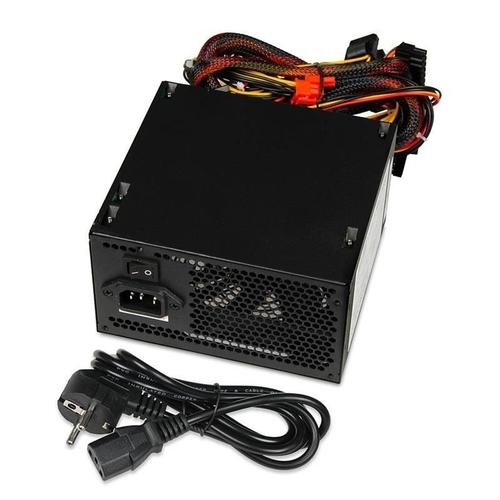 iBox CUBE II 600W APFC 12CM FAN Juodas EDITION alimentation ?lectrique (600?W), Alimentation PC, Noir