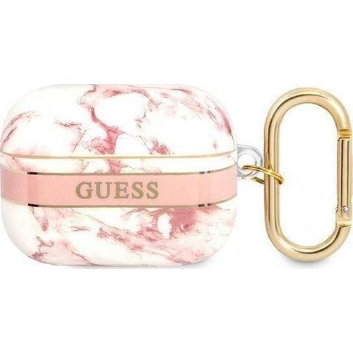 Guess GUAPHCHMAP Coque AirPods Pro rose, étui pour écouteurs et casque, Pink