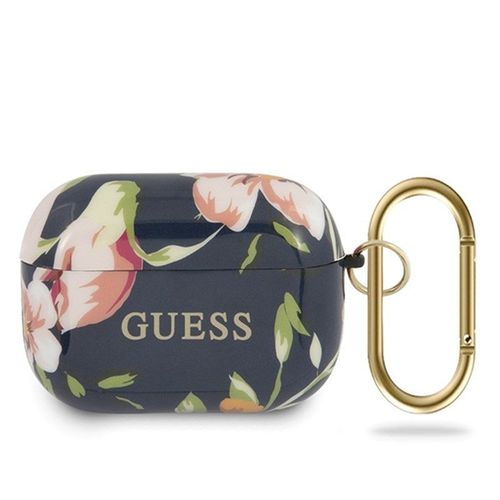 Guess Floral, ?tui pour ?couteurs + casque, Bleu