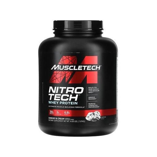 Nitro-Tech (1,8kg)-Cookies-Whey Prot�ine-Muscletech