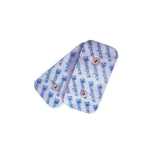 Electrodes Double Snap Rectangulaires Performance-Electrostimulation-Compex...
