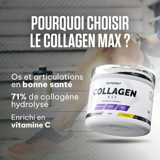 Collagen Max (350g)-Past�que-Collag�ne-Superset Nutrition - 2