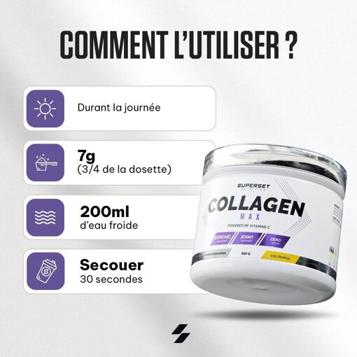 Collagen Max (350g)-Past�que-Collag�ne-Superset Nutrition - 3