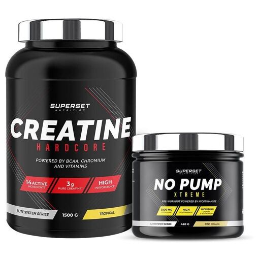 Programme Volume Et Force - Cr�atine Hardcore Tropical - No Pump Xtreme Pin...
