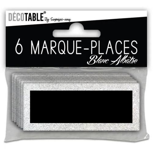 MARQUE PLACE PAILLETE BLANC ALBATRE