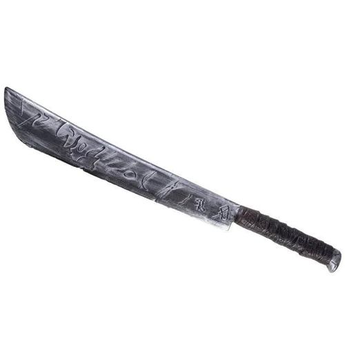 1 Grande Machette Factice 75cm En Plastique Ref/32569 Accessoire Déguisement Halloween Couteau