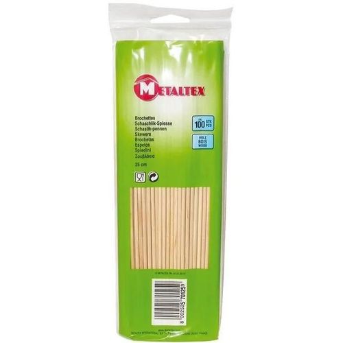 Brochette En Bois X100 -L 30 Cm