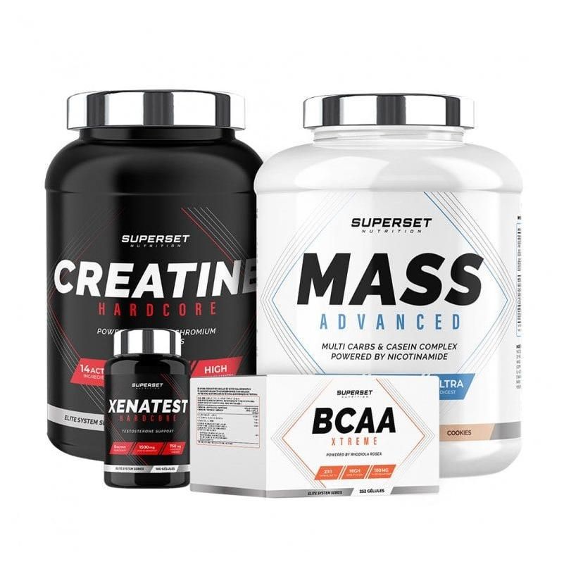 Programme Prise De Masse Expert - Mass Advanced 2,5kg Cookies - Cratine Ha...