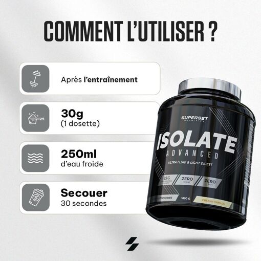 Zero Isolate Advanced (1,8kg)-Chocolat-Whey Isolate-Superset Nutrition - 3